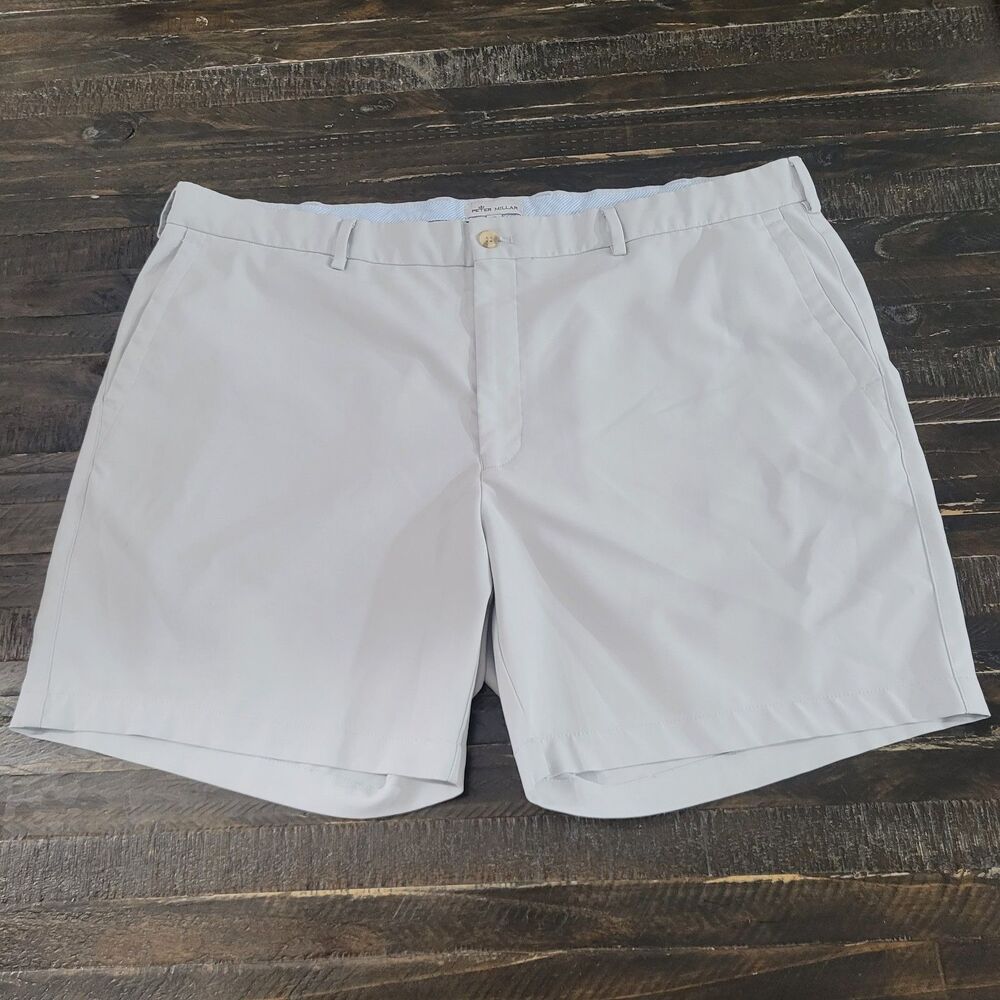 Peter Milllar Salem Performance Shorts British Grey Men's Size 42